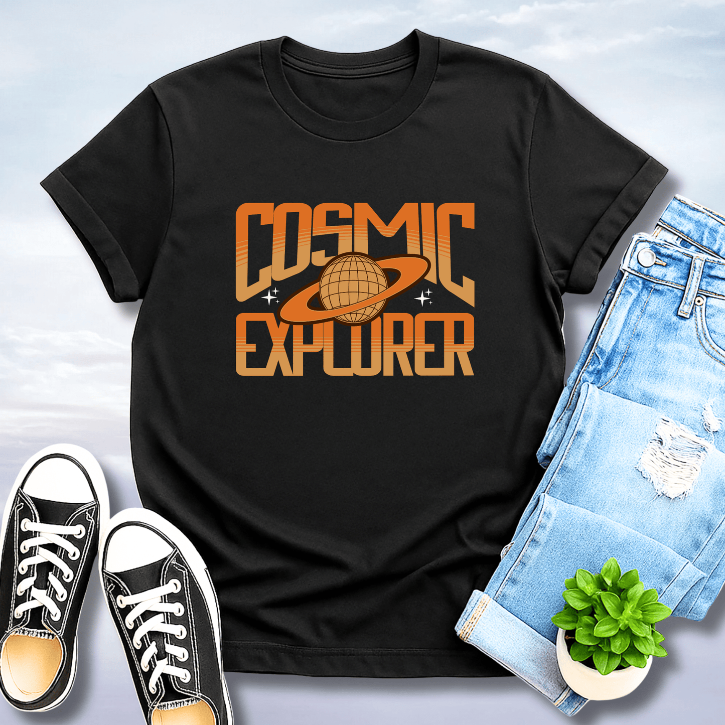 Cosmic Explorer – Solar Flare T-Shirt