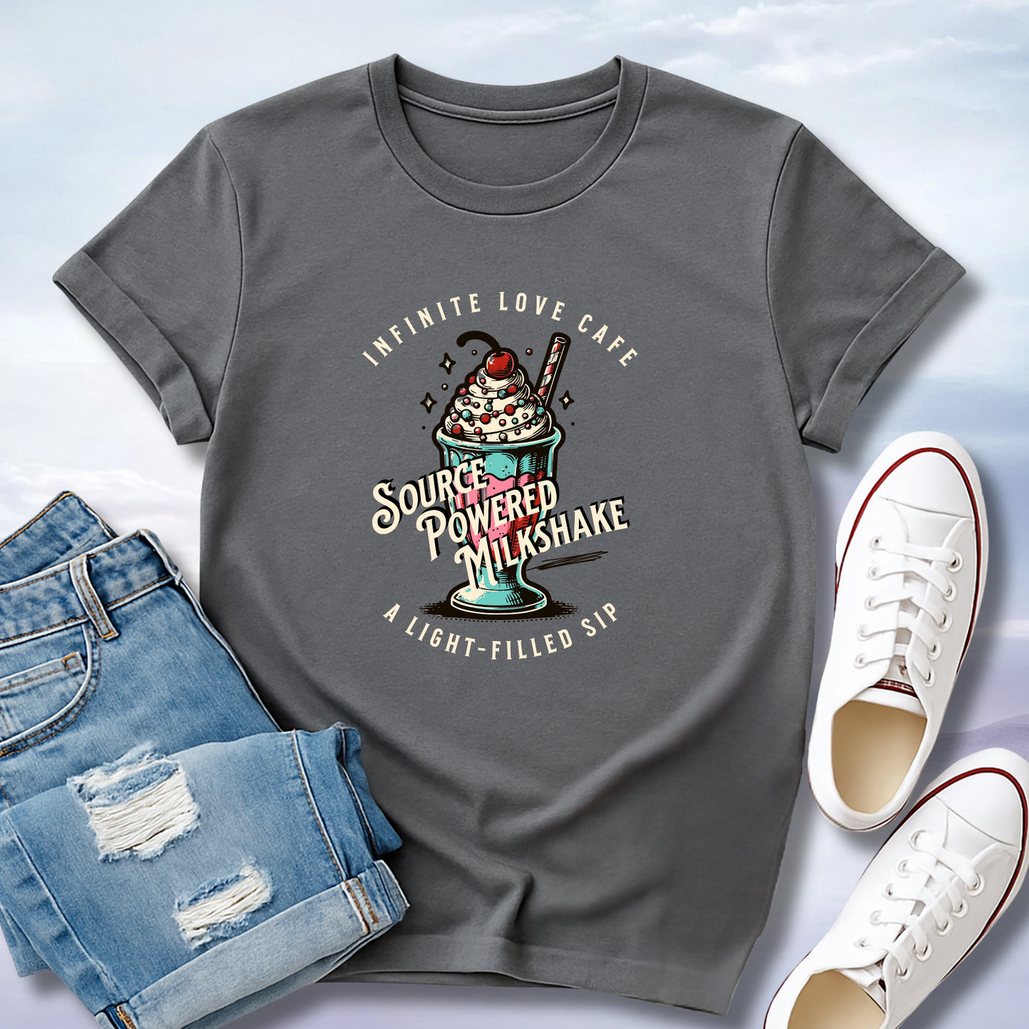 Source Powered Milkshake T-Shirt