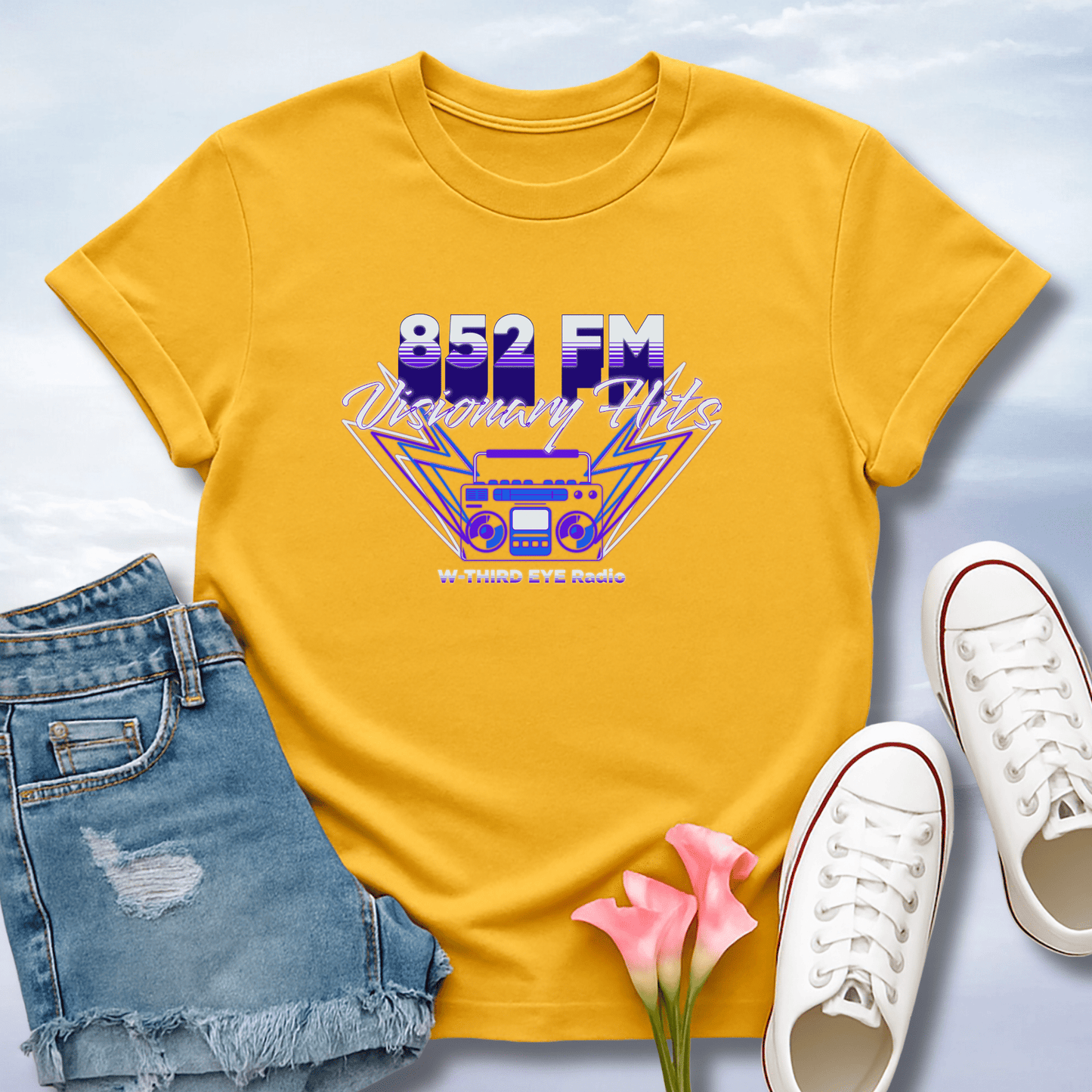 Third Eye Chakra Radio T-Shirt