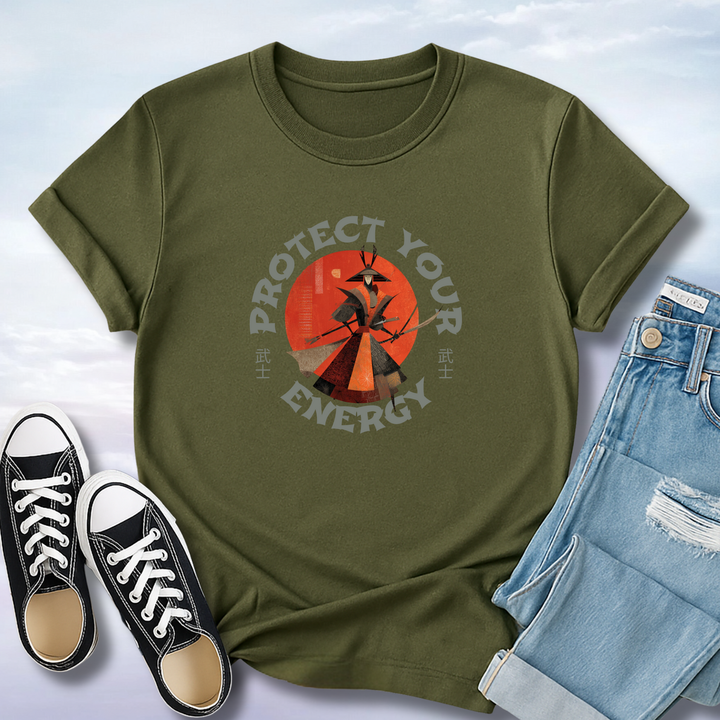 Protect Your Energy Samurai T-Shirt