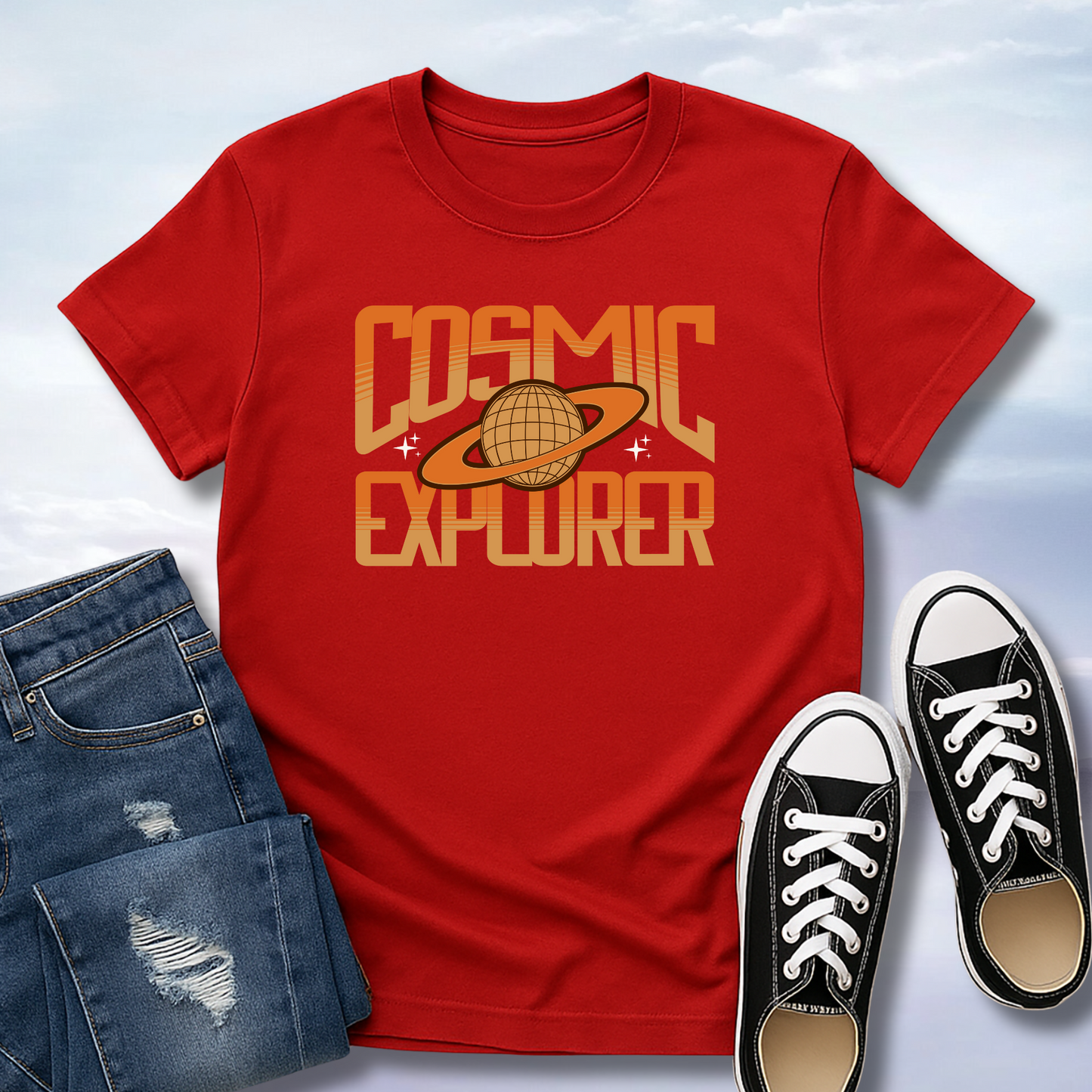 Cosmic Explorer – Solar Flare T-Shirt