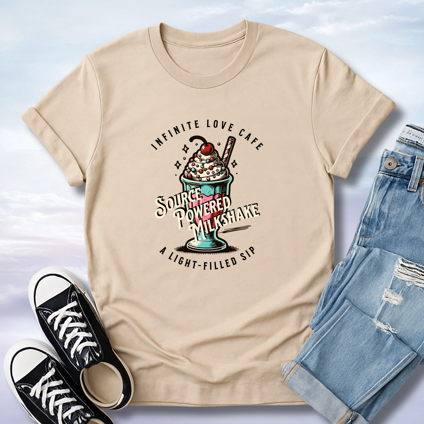 Source Powered Milkshake T-Shirt