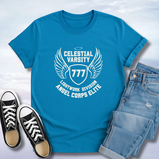 Celestial Varsity: Angel Corps T-Shirt