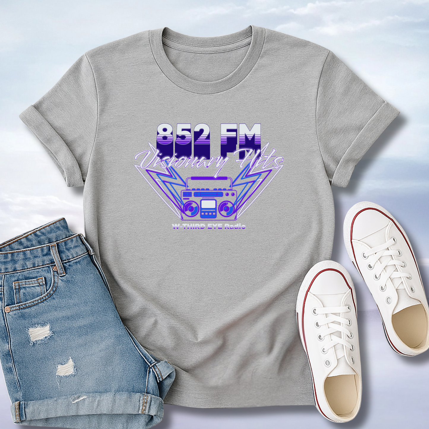Third Eye Chakra Radio T-Shirt