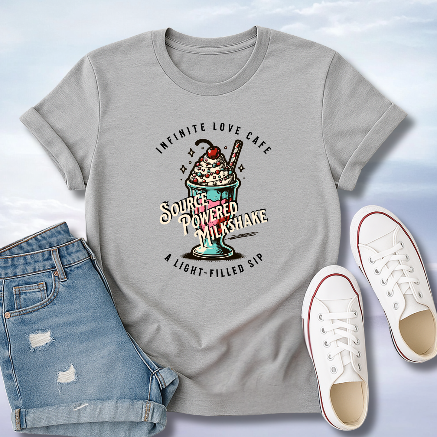 Source Powered Milkshake T-Shirt