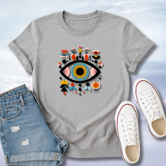 Evil Eye: Petal Shield T-Shirt