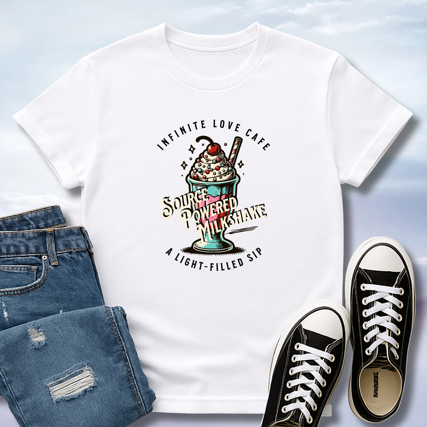 Source Powered Milkshake T-Shirt