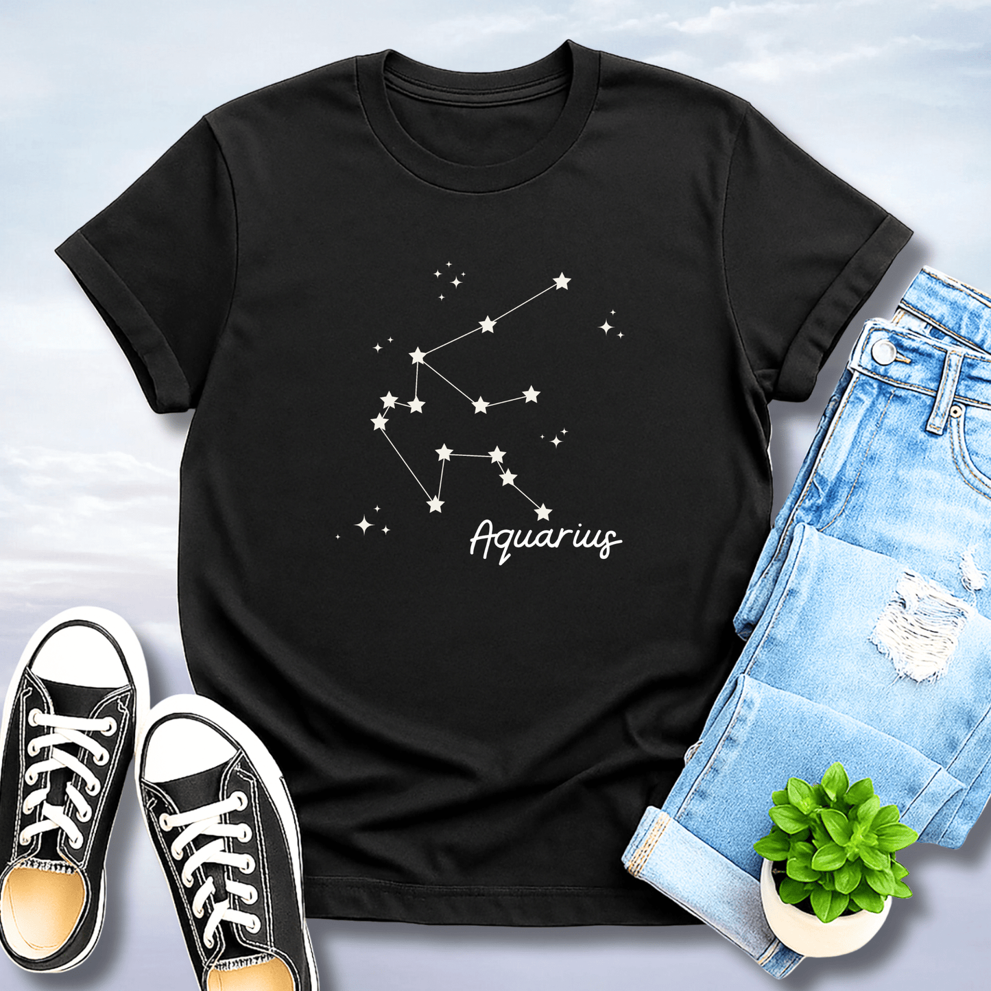 Aquarius Constellation T-Shirt