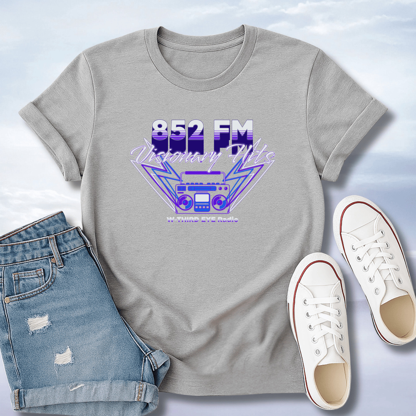 Third Eye Chakra Radio T-Shirt