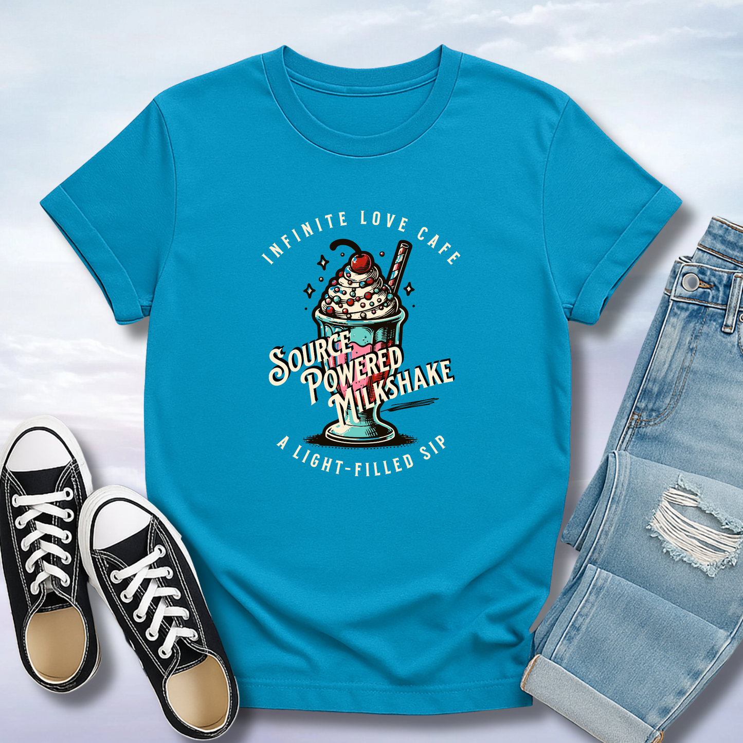 Source Powered Milkshake T-Shirt